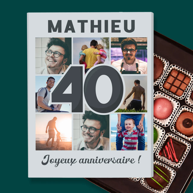 Le Collage Photo: 40 Ans - Pralines