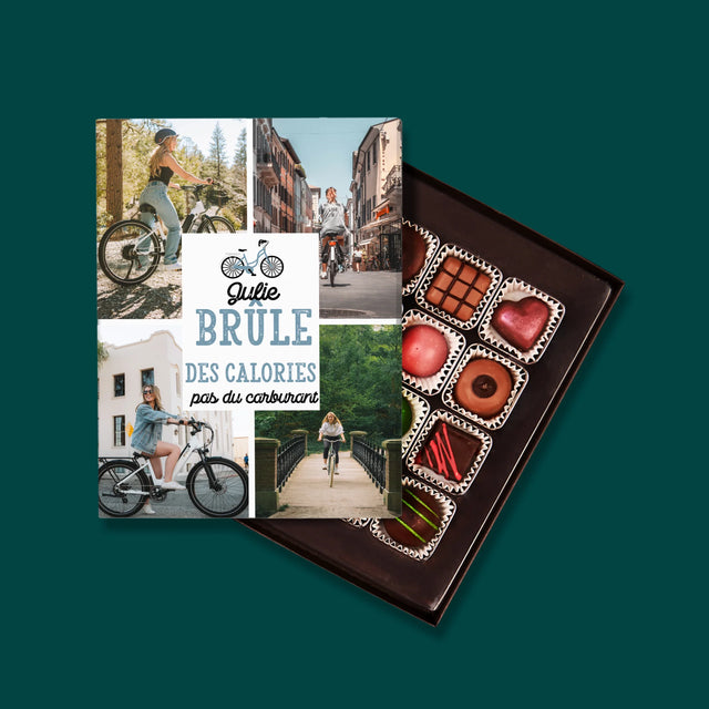 Le Collage Photo: Brûle Des Calories, Pas Du Carburant - Pralines