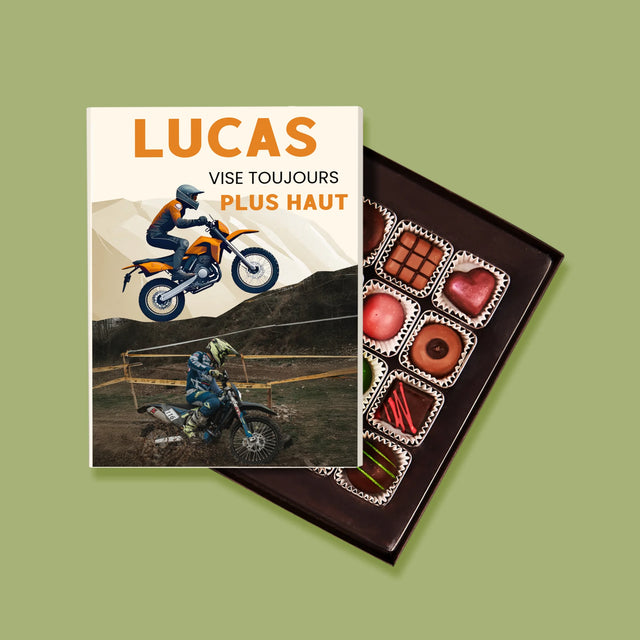 La Photo Et Un Texte: Il Vise Toujours Plus Haut - Pralines