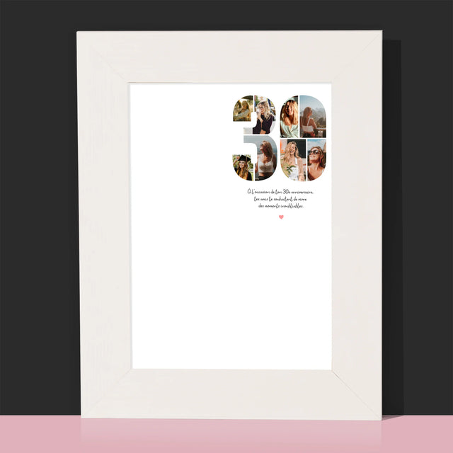 Collage de photos : 30 ans de photos numériques - Cadre photo | FR