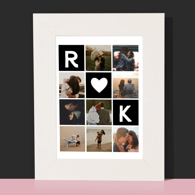 La Création Du Personnage: Couple Cœur - Cadre Photo