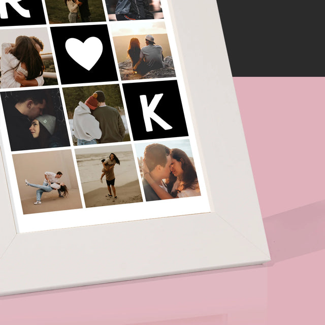 La Création Du Personnage: Couple Cœur - Cadre Photo