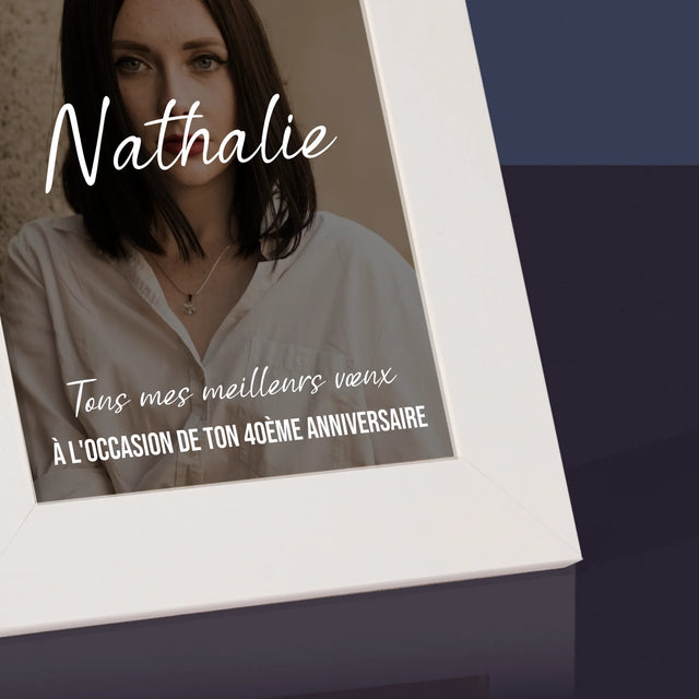 La Photo Et Un Texte: Spotify Avec Vos Photos Et Votre Code Qr - Cadre Photo