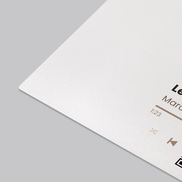 La Photo Et Un Texte: Notre Chanson Cœur Code Qr - Sous-Main Bureau