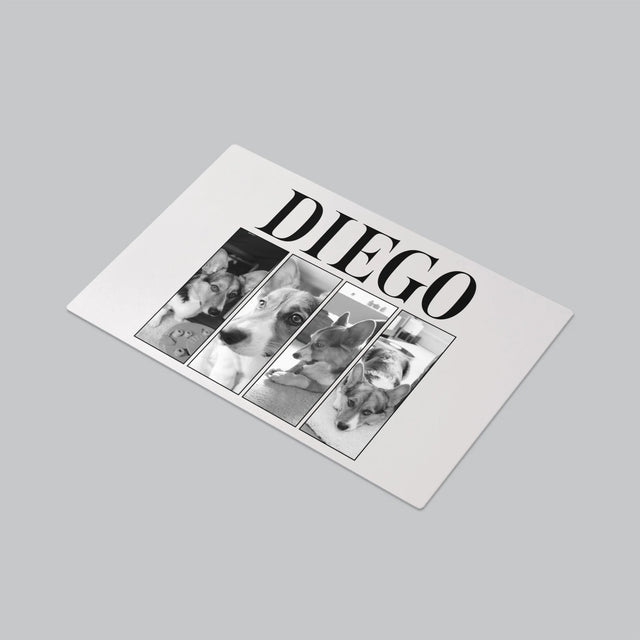 Le Collage Photo: Un Classique Bootleg Avec Un Animal - Sous-Main Bureau