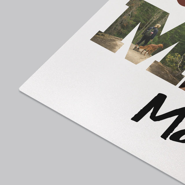 Collage Photo De Lettre: Chien Maman De Vos Photos - Sous-Main Bureau