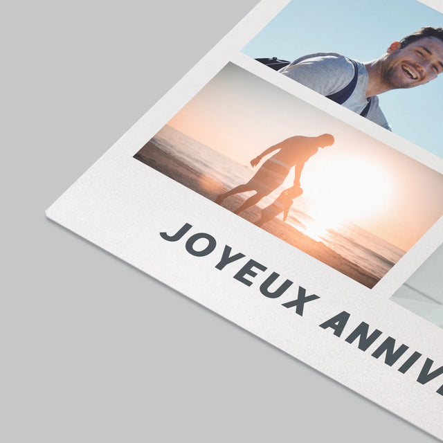 Le Collage Photo: 40 Ans - Sous-Main Bureau