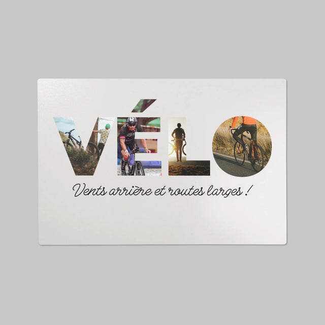Collage Photo De Lettre: Vélo - Sous-Main Bureau
