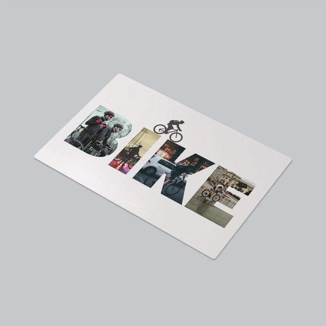 Collage Photo De Lettre: Bike - Sous-Main Bureau