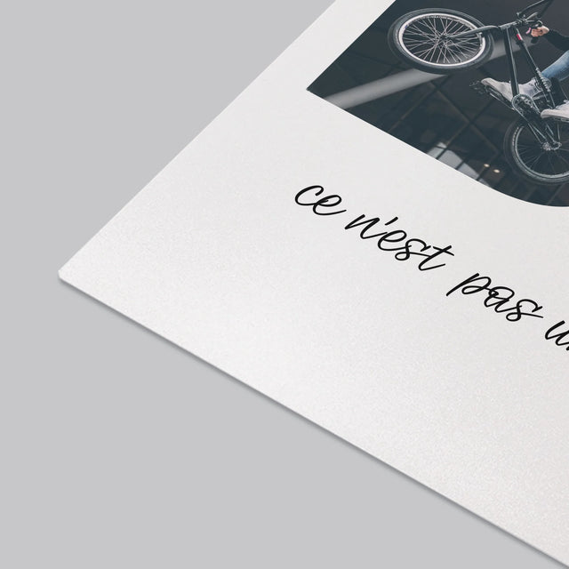 Collage Photo De Lettre: Bmx De Vos Photos - Sous-Main Bureau