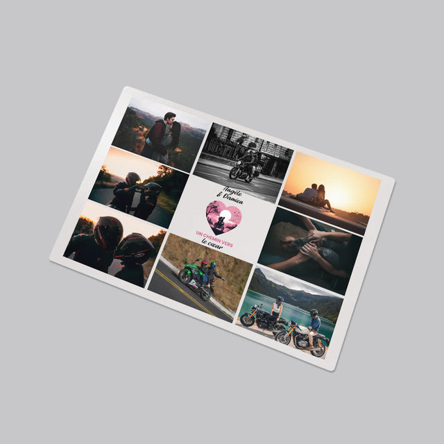 Le Collage Photo: Un Chemin Vers Le Cœur - Sous-Main Bureau