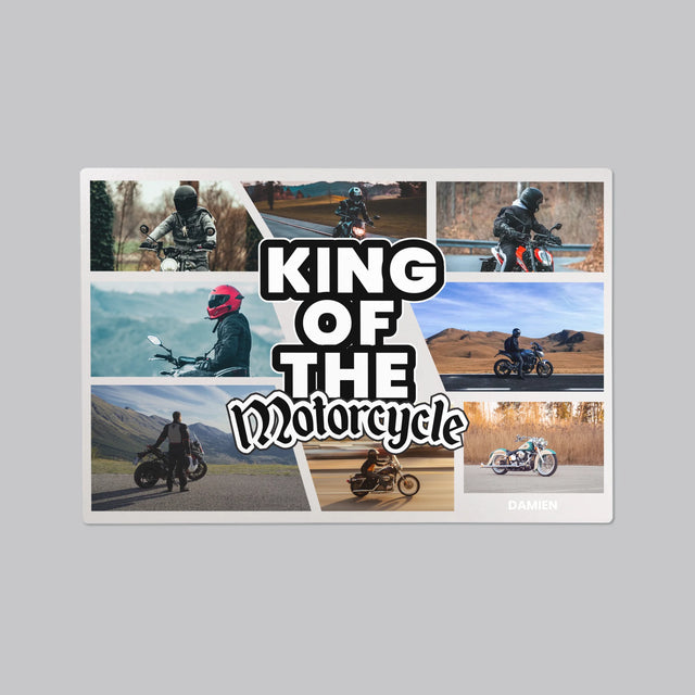 Le Collage Photo: King Of The Motorcycle - Sous-Main Bureau