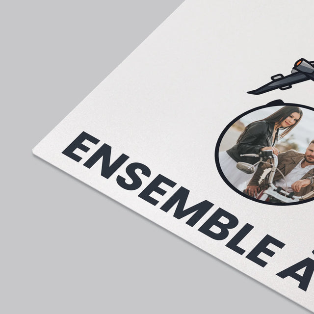 Le Collage Photo: Ensemble À Perte De Vue - Sous-Main Bureau