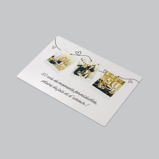 Le Collage Photo: 50 Ans De Moments Formidables - Sous-Main Bureau