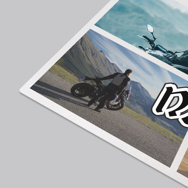 Le Collage Photo: King Of The Motorcycle - Sous-Main Bureau