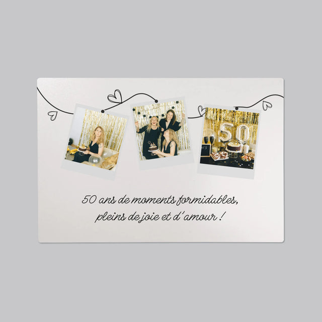 Le Collage Photo: 50 Ans De Moments Formidables - Sous-Main Bureau