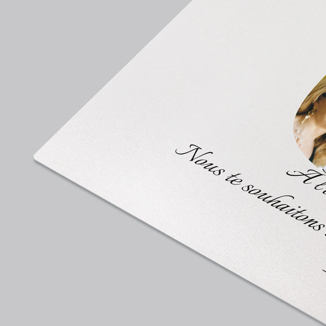 Forme Des Photos: 50 Anniversaire Vœux - Sous-Main Bureau