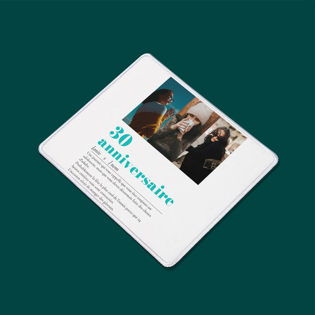 Le Collage Photo: 30E Anniversaire, Définition - Tapis De Souris