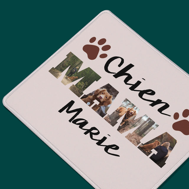 Collage Photo De Lettre: Chien Maman De Vos Photos - Tapis De Souris