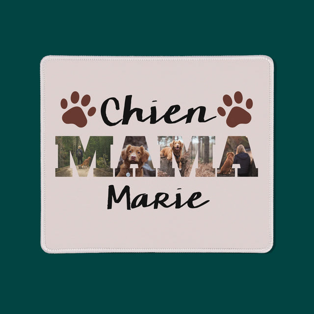Collage Photo De Lettre: Chien Maman De Vos Photos - Tapis De Souris