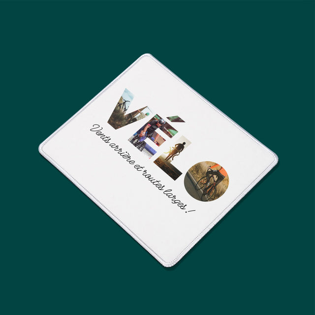 Collage Photo De Lettre: Vélo - Tapis De Souris