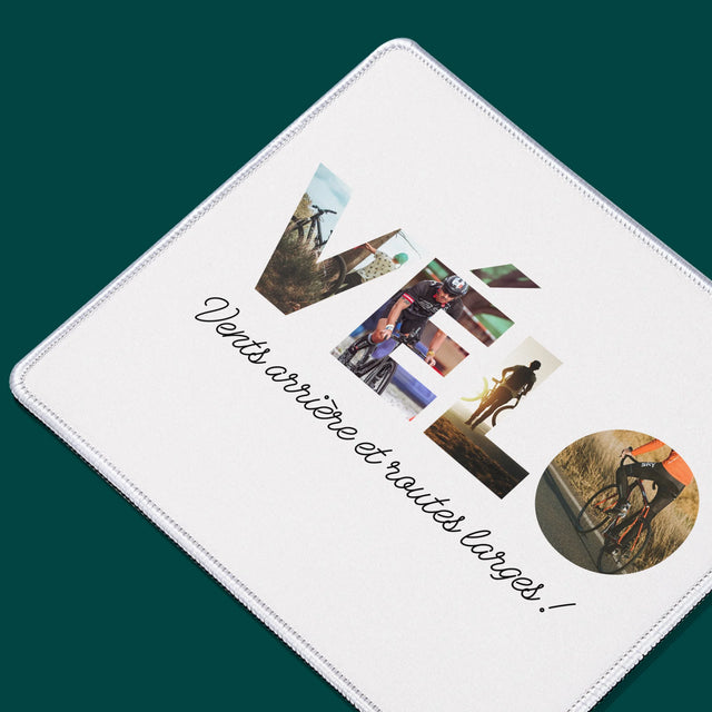 Collage Photo De Lettre: Vélo - Tapis De Souris