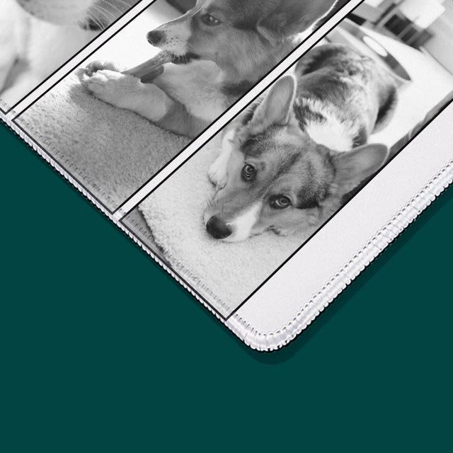 Le Collage Photo: Un Classique Bootleg Avec Un Animal - Tapis De Souris