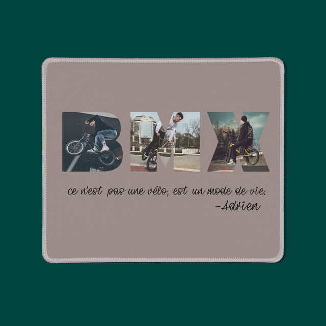 Collage Photo De Lettre: Bmx De Vos Photos - Tapis De Souris