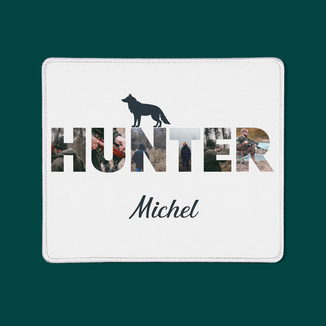 Collage Photo De Lettre: Hunter - Tapis De Souris