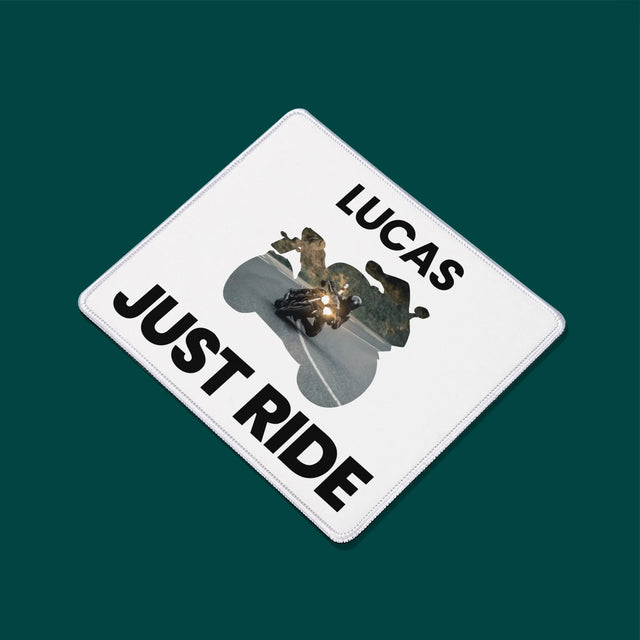 Forme Des Photos: Just Ride - Tapis De Souris