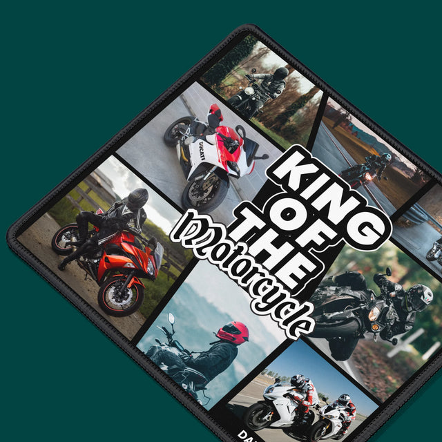 Le Collage Photo: King Of The Motorcycle - Tapis De Souris