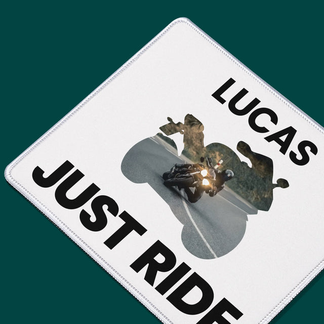 Forme Des Photos: Just Ride - Tapis De Souris