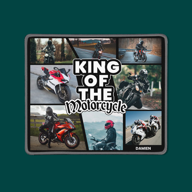 Le Collage Photo: King Of The Motorcycle - Tapis De Souris