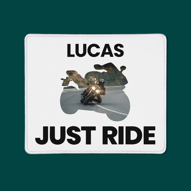 Forme Des Photos: Just Ride - Tapis De Souris