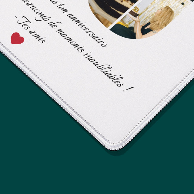 Forme Des Photos: 50 Anniversaire Vœux - Tapis De Souris