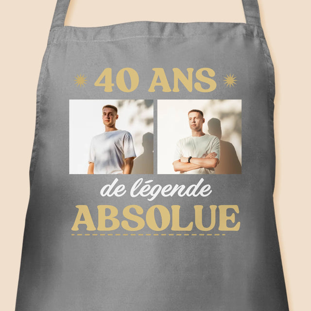 Le Collage Photo: 40 Ans De Légende - Tablier