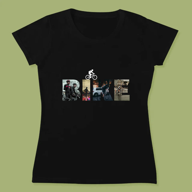 Collage Photo De Lettre: Bike - T-Shirt Pour Femmes