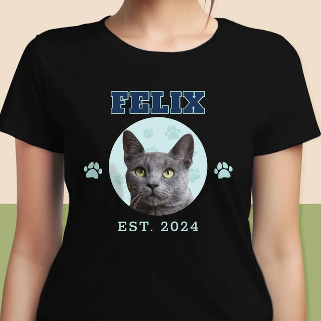 Ton Personnage: Ton Chat Varsity - T-Shirt Pour Femmes