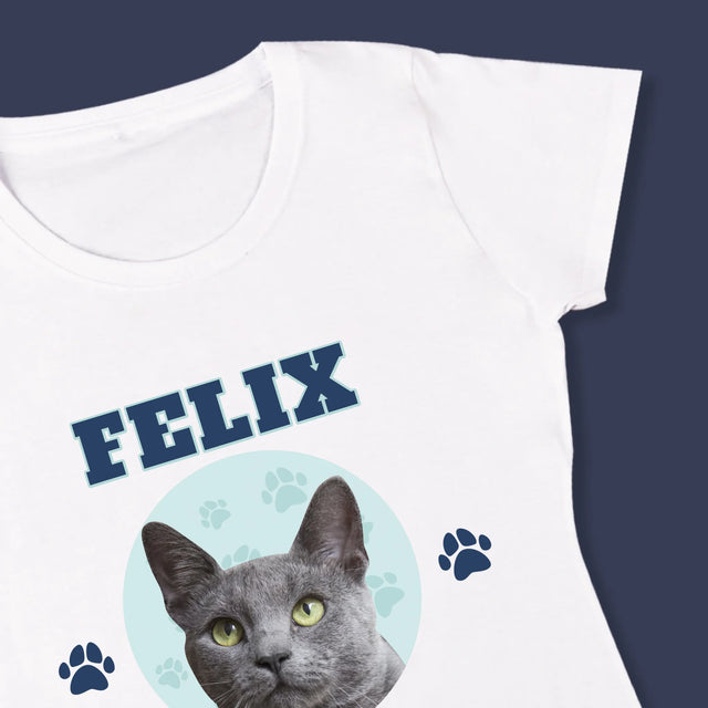 Ton Personnage: Ton Chat Varsity - T-Shirt Pour Femmes