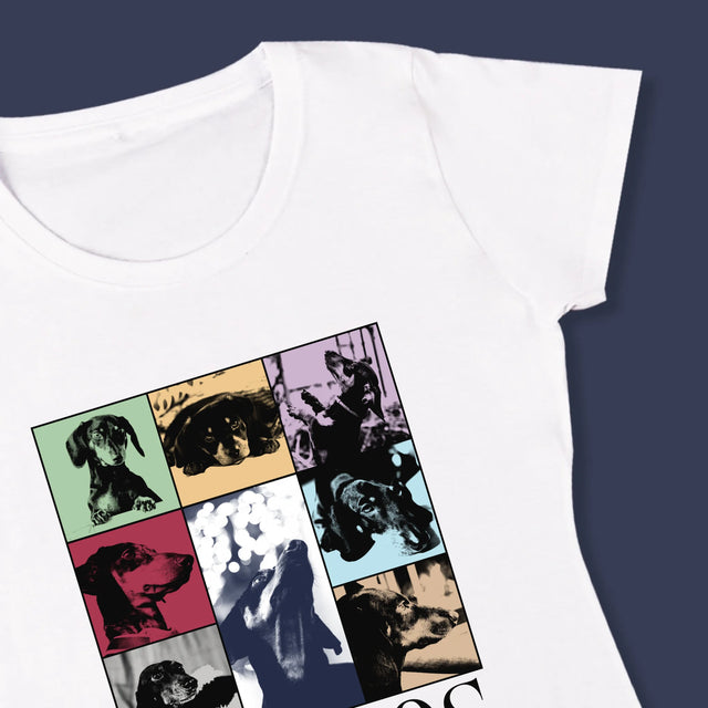 Le Collage Photo: L'Animal Comme Taylor - T-Shirt Pour Femmes