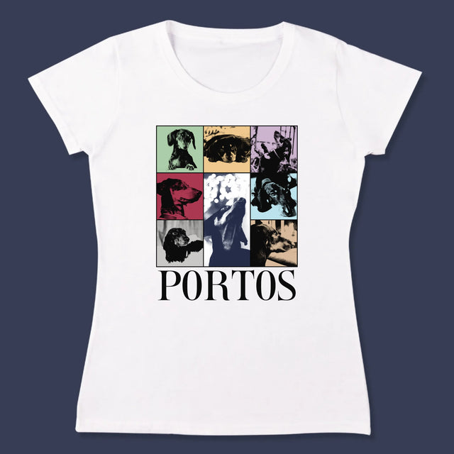 Le Collage Photo: L'Animal Comme Taylor - T-Shirt Pour Femmes