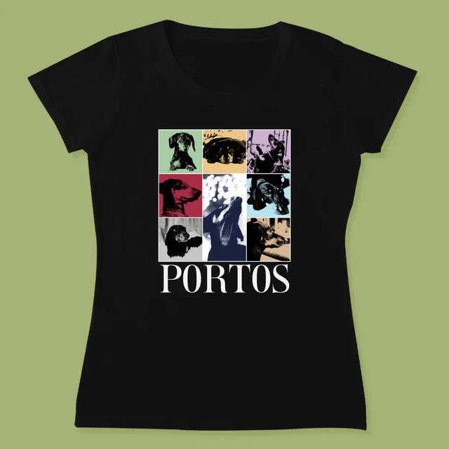 Le Collage Photo: L'Animal Comme Taylor - T-Shirt Pour Femmes