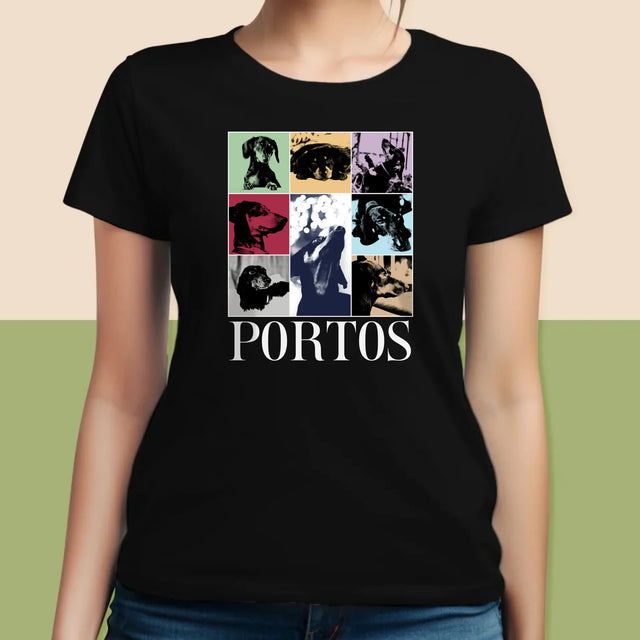 Le Collage Photo: L'Animal Comme Taylor - T-Shirt Pour Femmes