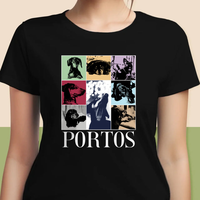 Le Collage Photo: L'Animal Comme Taylor - T-Shirt Pour Femmes