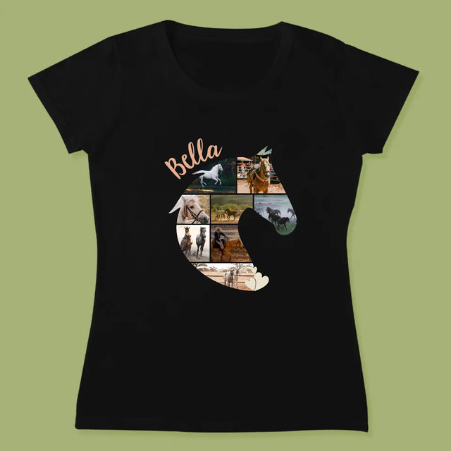 Forme Des Photos: Cheval - T-Shirt Pour Femmes