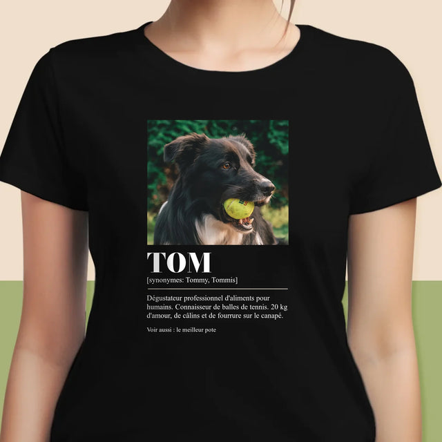 La Photo Et Un Texte: Animal, Définition - T-Shirt Pour Femmes