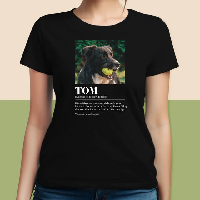 La Photo Et Un Texte: Animal, Définition - T-Shirt Pour Femmes