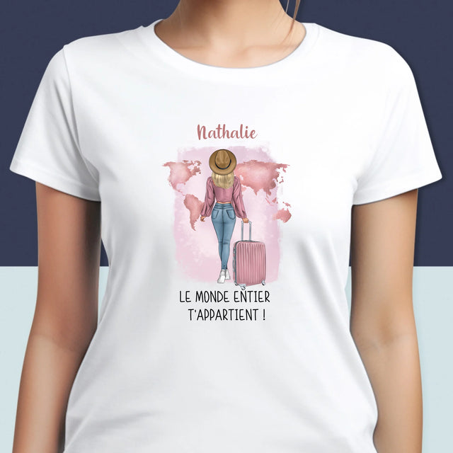 La Création Du Personnage: Voyageuse - T-Shirt Pour Femmes