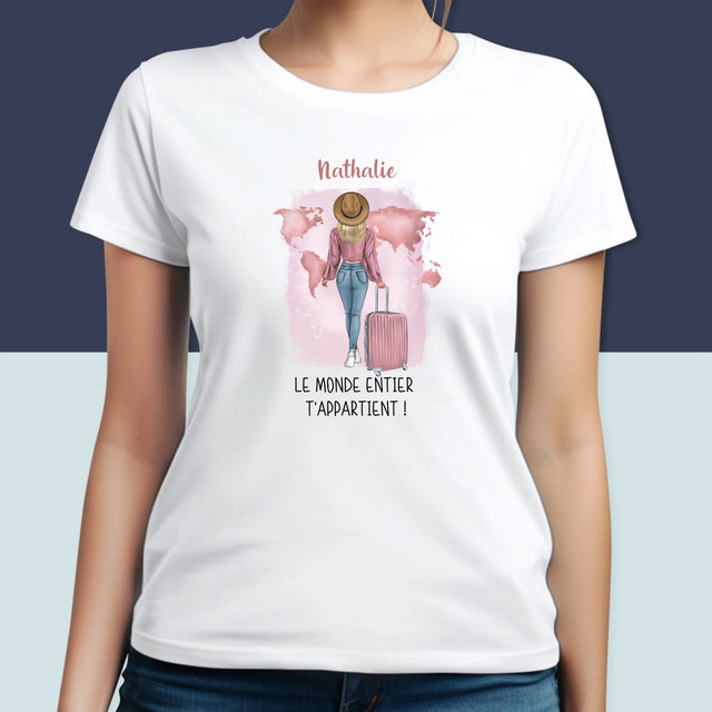 La Création Du Personnage: Voyageuse - T-Shirt Pour Femmes