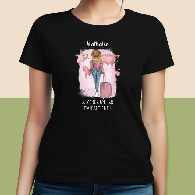 La Création Du Personnage: Voyageuse - T-Shirt Pour Femmes